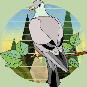 Motif L'Oiseau Libre personnalisé sur vêtement