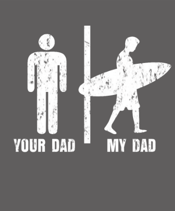 T-shirt Papa Surfeur | Plage & Océan