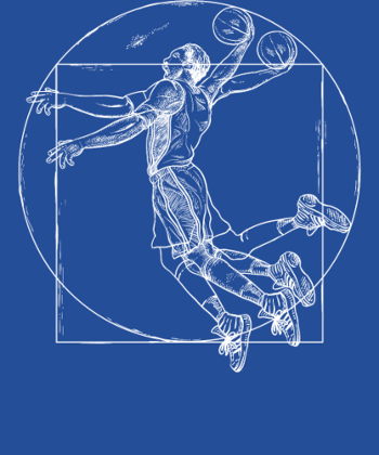 Homme de Vitruve Basketteur : Art & Sport