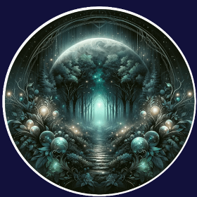 Motif Forêt Mystique Enchantée personnalisé sur vêtement