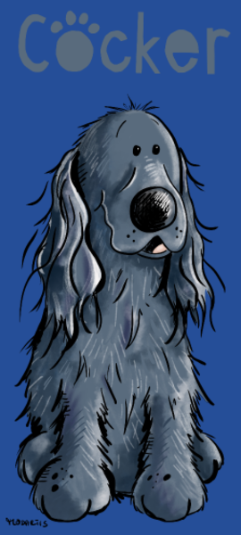 Motif Cocker Spaniel Amusant - Mon Chien Rigolo personnalisé sur vêtement