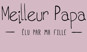 Motif Le Meilleur Papa d'une Fille personnalisé sur vêtement