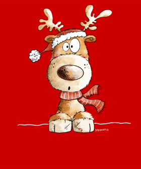 Célébrez Noël avec notre t-shirt Renne rigolo Ho Ho Ho ! Design cartoon original Modartis, parfait pour les fêtes ou comme cadeau amusant. E...