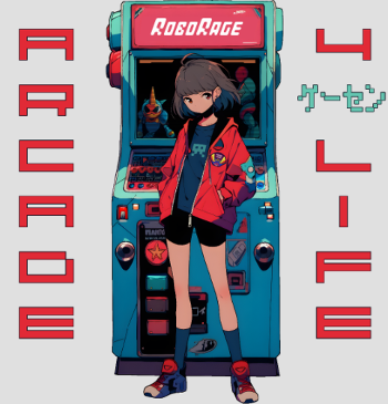 Fille Anime Gaming - Arcade 4 Life