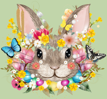 Lapin de Pâques Enchanté