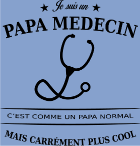Un hommage aux papas médecins dévoués ! Ce t-shirt stylé est le cadeau idéal pour la Fête des Pères, célébrant leur profession.