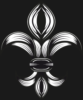 Motif Fleur de Lys Élégante - Symbole Royal à imprimer