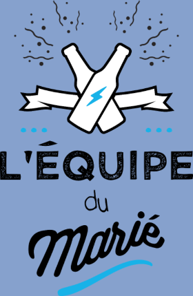 Préparez-vous à une soirée inoubliable avec le t-shirt 'L'Équipe du Marié' ! Ce design festif est parfait pour célébrer l'Enterrement de Vie...