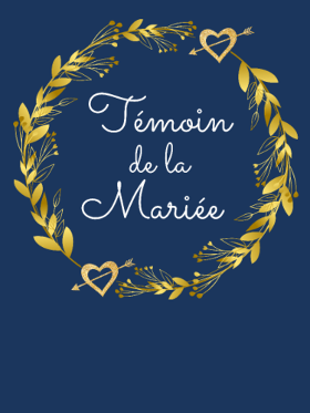 Célébrez l'EVJF de la mariée avec ce t-shirt "Témoin de la Mariée". Idéal pour les demoiselles d'honneur stylées.