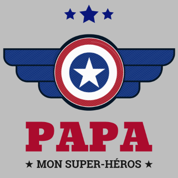 T-shirt Super Papa Héros
