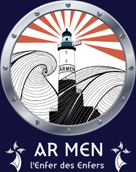 Laissez-vous emporter par la puissance de l'océan avec ce motif du Phare d'Ar Men, emblème de la Bretagne. Un design détaillé, encadré comme...
