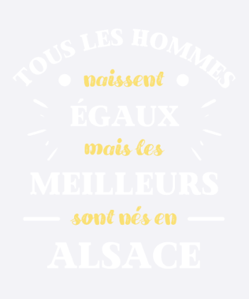 t shirt hommes égaux alsace humour alsacien homme