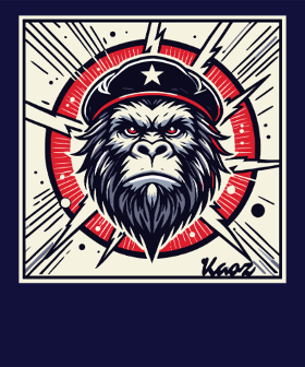 Affirmez votre force de caractère avec ce t-shirt au motif gorille révolutionnaire. Son design percutant, inspiré des affiches de propagande...
