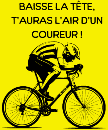 Cyclisme Humour - Design Minimaliste Vélo