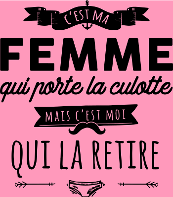 T-Shirt 'C'est moi qui la retire' - Humour de Couple