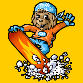 Adoptez le style cool de la marmotte snowboardeuse ! Un design original et fun pour les fans de glisse et d'animaux. Idéal pour l'hiver.