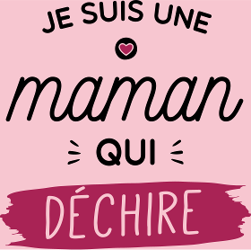 Célébrez l'amour maternel avec notre t-shirt "Maman au Top qui Déchire !". Un cadeau idéal pour la Fête des Mères ou toute occasion spéciale...
