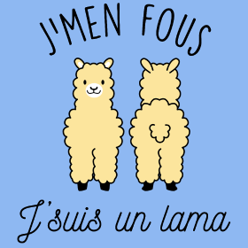 Adoptez l'attitude zen et décalée du lama avec notre T-shirt "J'men fous j'suis un lama". Idéal pour un cadeau drôle et un style unique. Con...