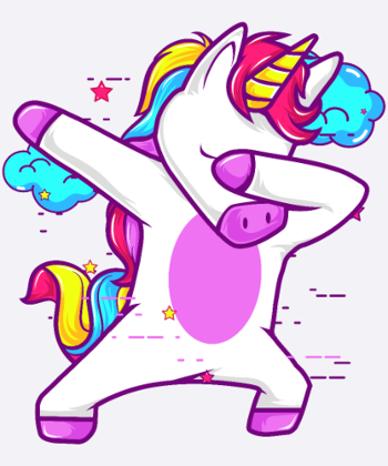 Cute Dabbing Unicorn - Funny Gift