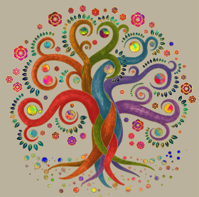 Adoptez l'énergie de l'Arbre de Vie Yggdrasil avec ce motif éclatant aux couleurs aquarelle. Un design mythologique et spirituel qui symboli...