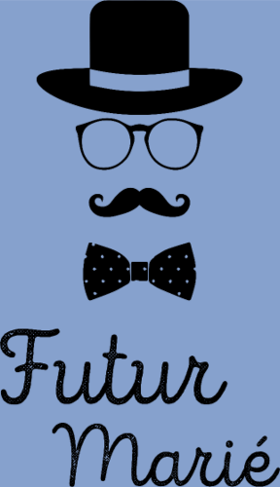 Préparez un EVG mémorable pour le futur marié avec ce motif original ! Son design élégant, inspiré du style dandy, avec chapeau, lunettes, m...