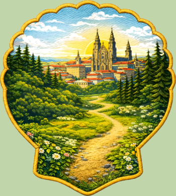 T-shirt Chemin de Compostelle : L'Aventure du Pèlerinage