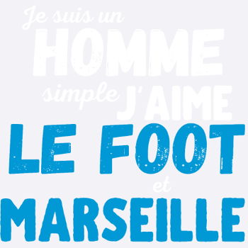 J'aime le foot et Marseille cadeau humour
