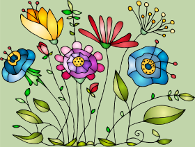 Motif Douceur Florale personnalisé sur vêtement