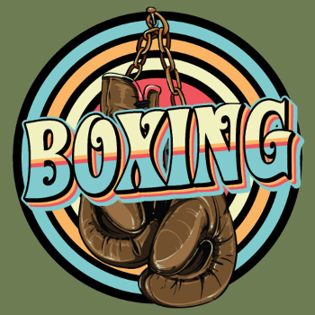 Boxe - Design Cool avec Gants de Boxe