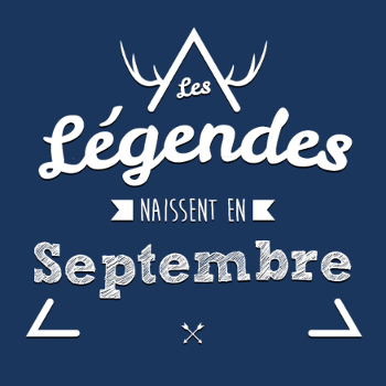 T-shirt Anniversaire : Légende Née en Septembre