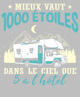 Motif Camping-Car Fun: L'Humour du Campeur Passionné personnalisé sur vêtement