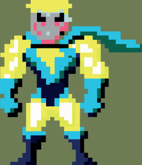 Découvrez Franck, le super-héros pixel art au look vintage et aux couleurs éclatantes. Ce motif est un clin d'œil aux jeux vidéo d'antan et ...