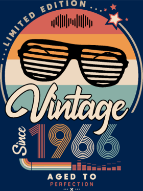 Motif Vintage Depuis 1966 : Un Millésime Exceptionnel personnalisé sur vêtement