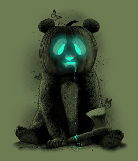 Célébrez Halloween avec notre t-shirt "Pandaloween" ! Un design adorable et festif pour les amoureux des pandas et de la magie d'octobre.