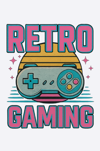 Retro Gaming Vintage - Manette Old School Années90