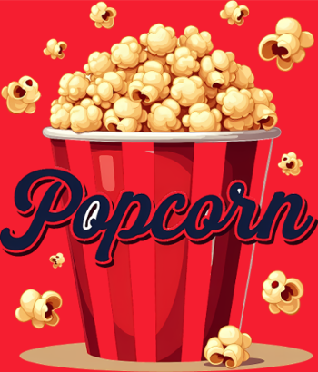 Design Popcorn Festif - Costume Carnaval