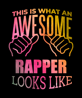 Motif T-shirt "Rap Rap Rap" Style Urbain Hip-Hop personnalisé sur vêtement