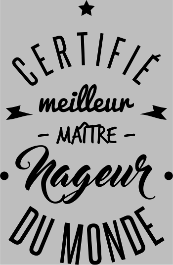 T-shirt Le Meilleur Maître-Nageur