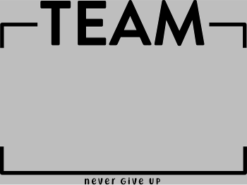 T-shirt Personnalisé 'Never Give Up' - Votre Équipe au Sommet