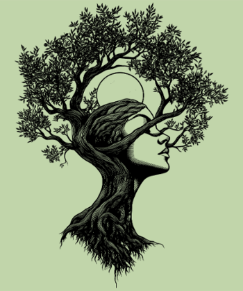 Arbre Femme Bohème Mystique