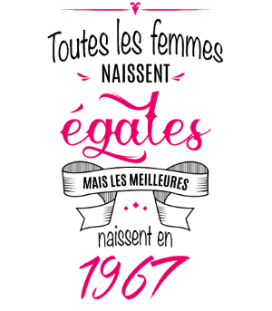 Motif T-Shirt Millésime 1967 - Édition Légendaire à imprimer