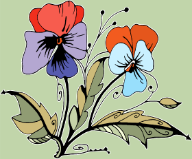 Motif Éclat Floral personnalisé sur vêtement