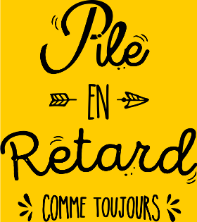 Motif Pile Poil en Retard personnalisé sur vêtement