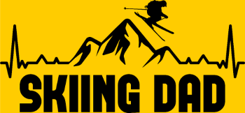 Skifahren DAD: Papa Skieur Rétro