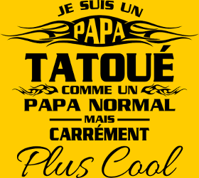 Célébrez les papas stylés avec notre t-shirt 'Papa Tatoué Stylé'. Un cadeau parfait pour la Fête des Pères ou toute occasion. Montrez votre ...