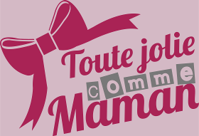 Motif Aussi Jolie Que Maman personnalisé sur vêtement