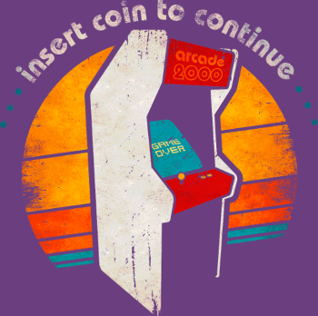 Arcade Rétro Années 80 : Insert Coin to Continue