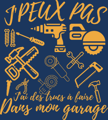 T-shirt 'J'Peux Pas J'Ai Bricolage' - Humour Papa Bricoleur
