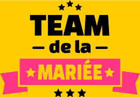 Motif Team de la Mariée : EVJF Inoubliable entre Amies personnalisé sur vêtement