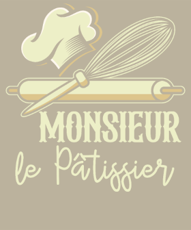 Motif T-Shirt Monsieur Le Pâtissier - Passion Gâteaux & Humour personnalisé sur vêtement